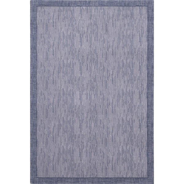 Tappeto in lana blu scuro 133x180 cm Linea - Agnella