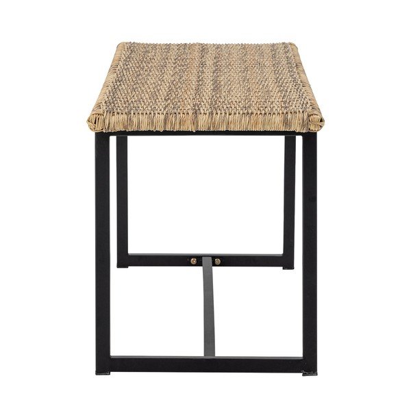 Panca da giardino di colore naturale in rattan Adilly – Bloomingville-image-3