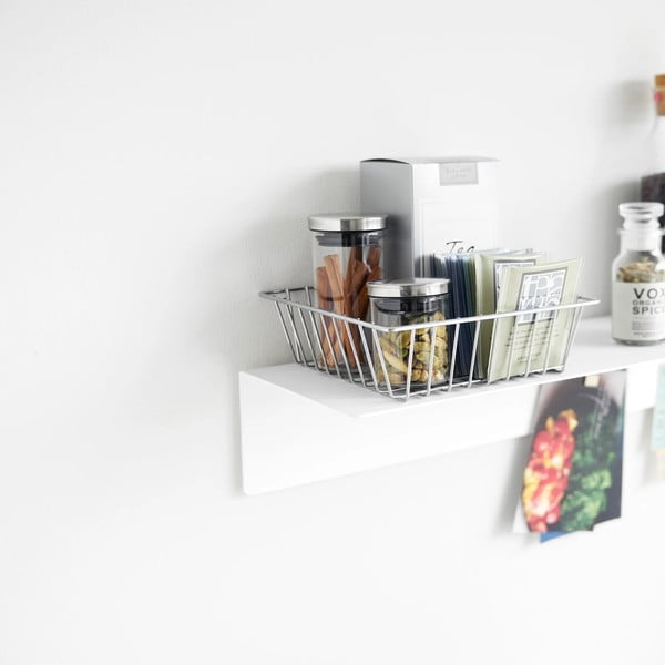 Mensola in metallo bianca 50 cm - YAMAZAKI-image-3