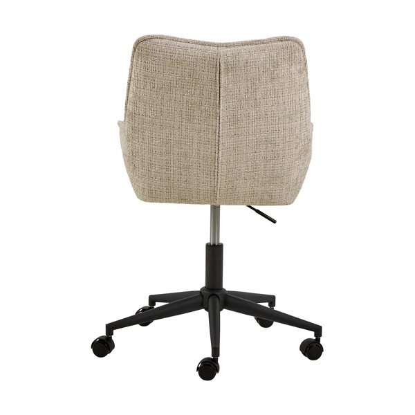 Sedia da ufficio beige Eddie – Actona-image-3
