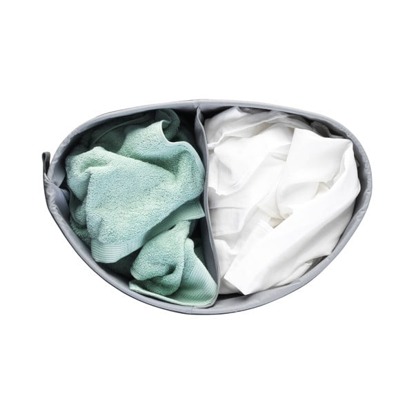 Cesto portabiancheria in metallo bianco 55 l Selector - Brabantia-image-2