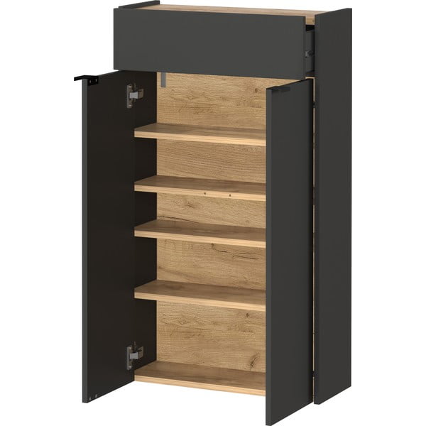 Armadietto color antracite 56x97x22 cm Ameca – Germania-image-3