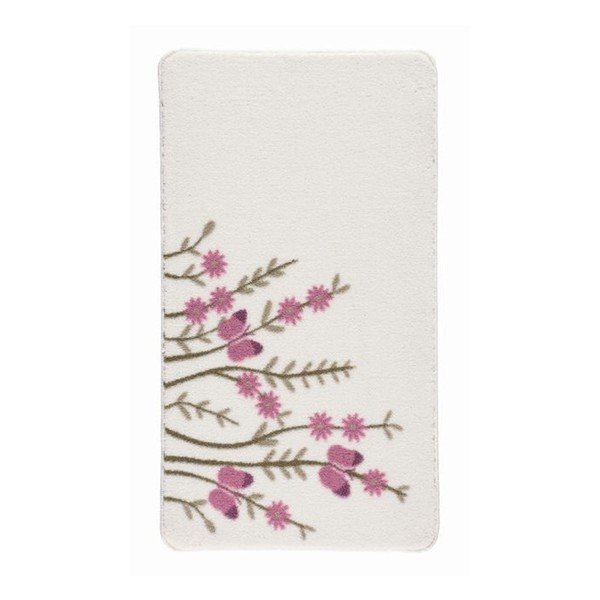 Tappeto da bagno bianco Confetti Bathmats Aroma, 80 x 140 cm - Foutastic-image-1