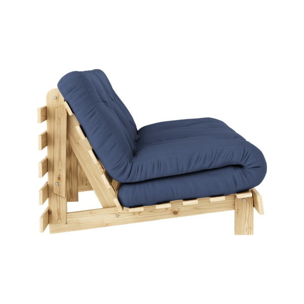 Divano blu scuro allungabile 160 cm Roots – Karup Design-image-4