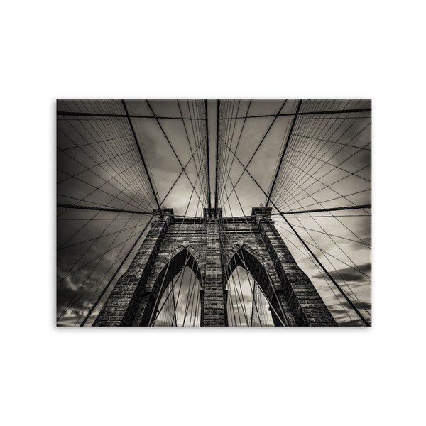 Quadro su tela Silver Brooklyn, 85 x 113 cm - Styler
