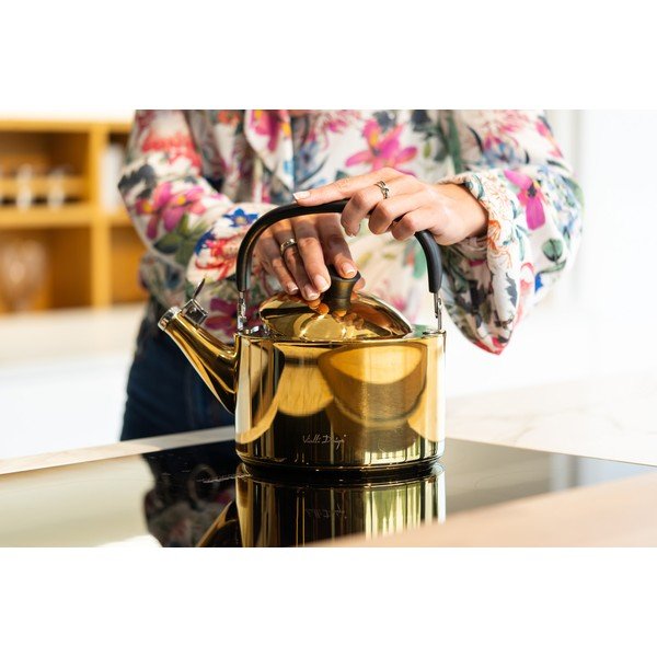 Bollitore oro lucido in acciaio inox 1,5 l Diamante – Vialli Design-image-4