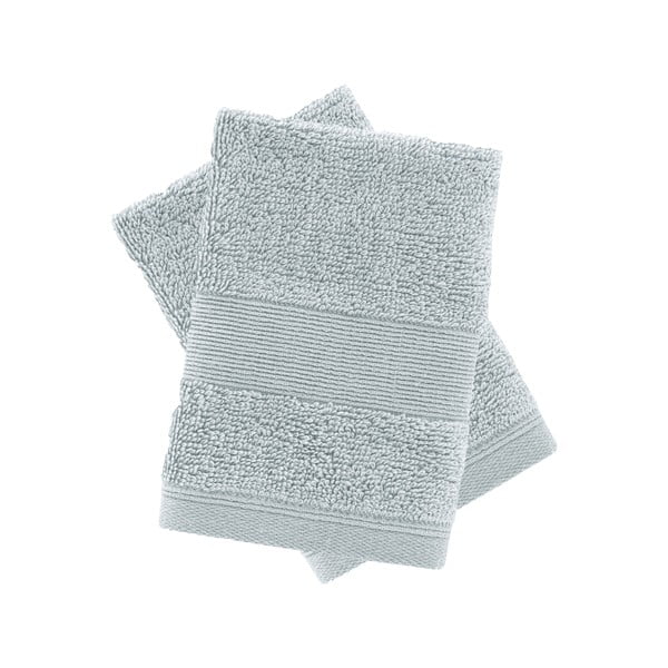 Set di asciugamani tipo terry grigio chiaro in cotone 2 pz 30x30 cm Anti-Bacterial – Catherine Lansfield
