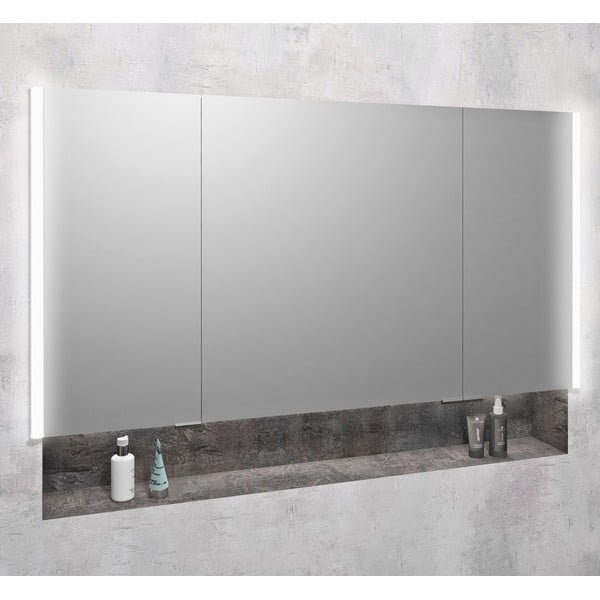 Mobile per bagno grigio 126x70 cm Integra – Sapho