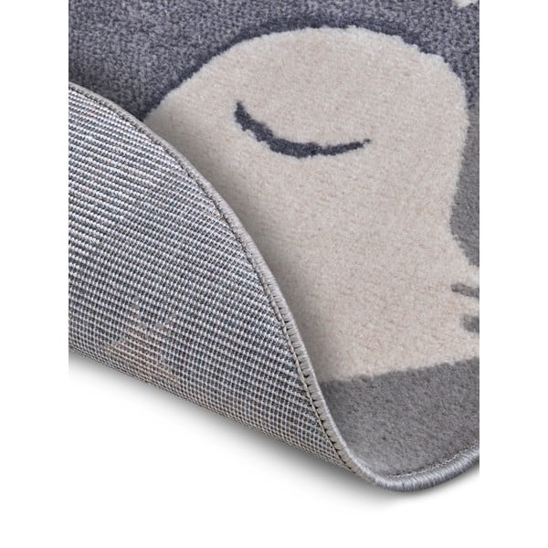 Tappeto grigio per bambini ø 140 cm Fox - Hanse Home-image-3