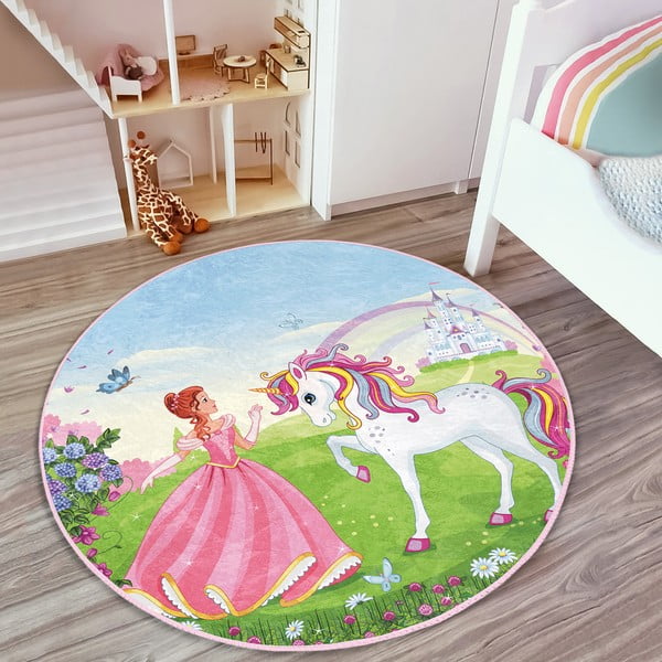 Tappeto per bambini ø 80 cm Comfort - Mila Home-image-3