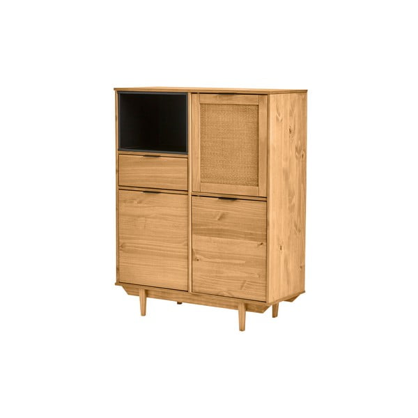 Cassettiera in legno di pino Dakar - Marckeric-image-3