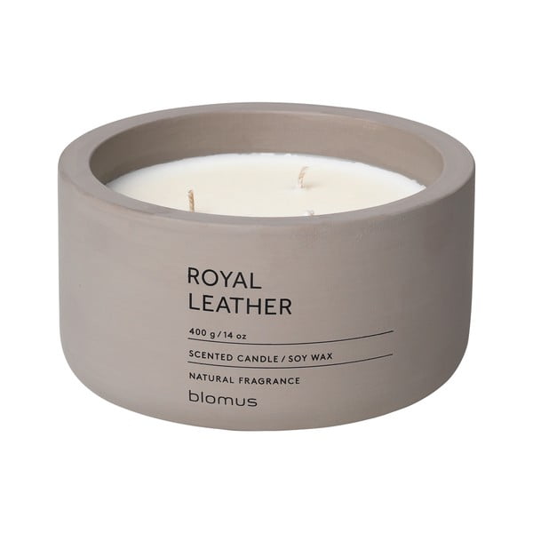 Candela di soia profumata tempo di combustione 25 h Fraga: Royal Leather - Blomus