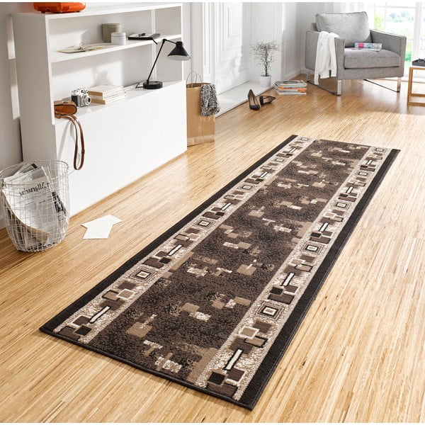Tappeto marrone 200x80 cm Cube - Hanse Home-image-1