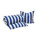 Set copripiumino e federa bianco/blu in cotone per letto singolo 140x200 cm Shima – OYOY Living Design