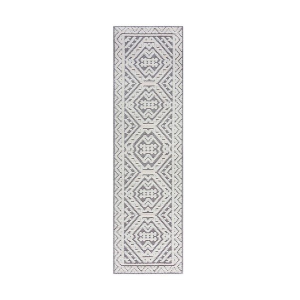 Tappeto lavabile grigio 60x218 cm Verve Jaipur - Flair Rugs
