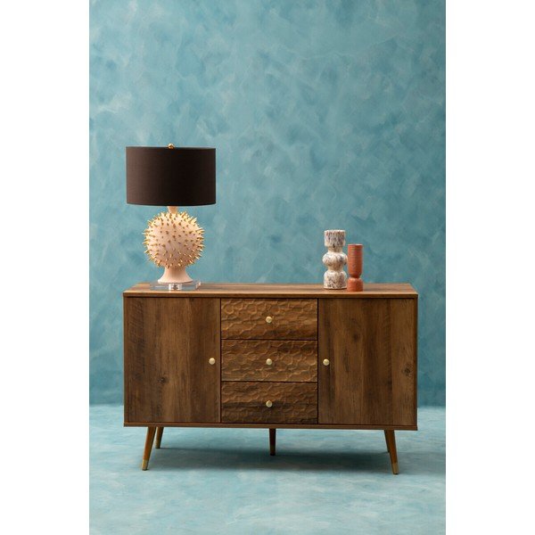 Credenza colore naturale scuro 114x70x39 cm Frida – Premier Housewares-image-2