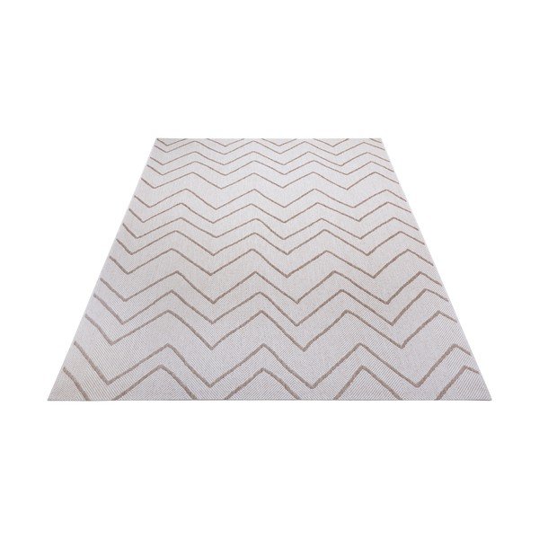 Tappeto per esterni marrone e beige Lisbon, 120 x 170 cm - Ragami-image-3