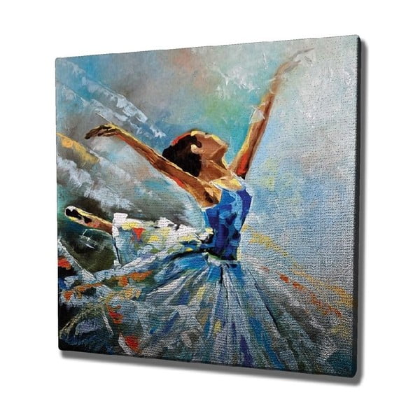 Pittura murale su tela Balletto, 45 x 45 cm - Wallity