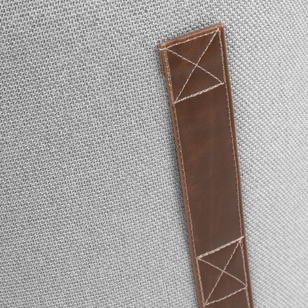 Pouf grigio Martin - sømcasa-image-1