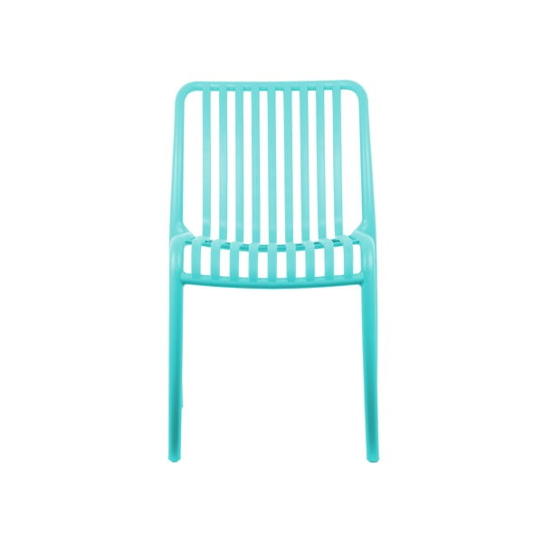 Sedia da pranzo turchese in plastica Glee – Leitmotiv-image-2