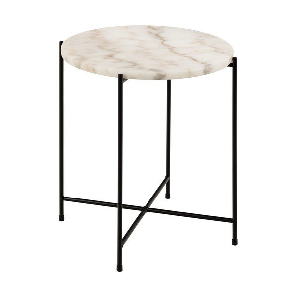 Tavolino rotondo con piano in marmo ø 42 cm Avila – Actona