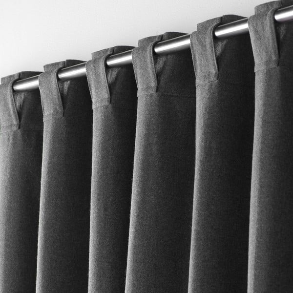 Tenda antracite 140x240 cm Mistraline - douceur d'intérieur-image-2