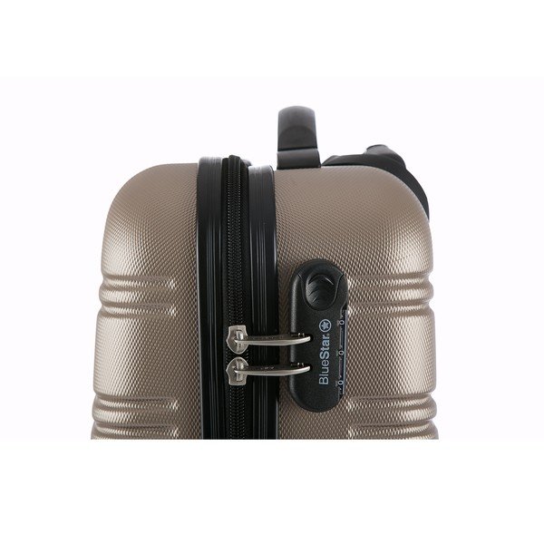 Valigia a mano beige con ruote Bilbao, 35 l - Bluestar-image-3