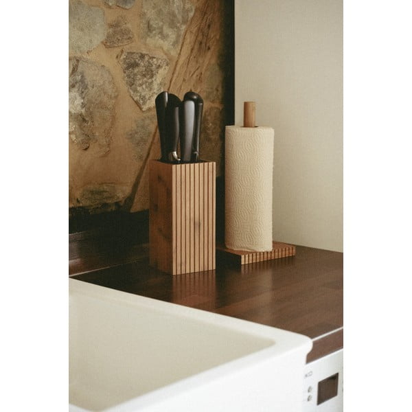 Portasciugamani da cucina in bambù in colore naturale Mera - Wenko-image-1