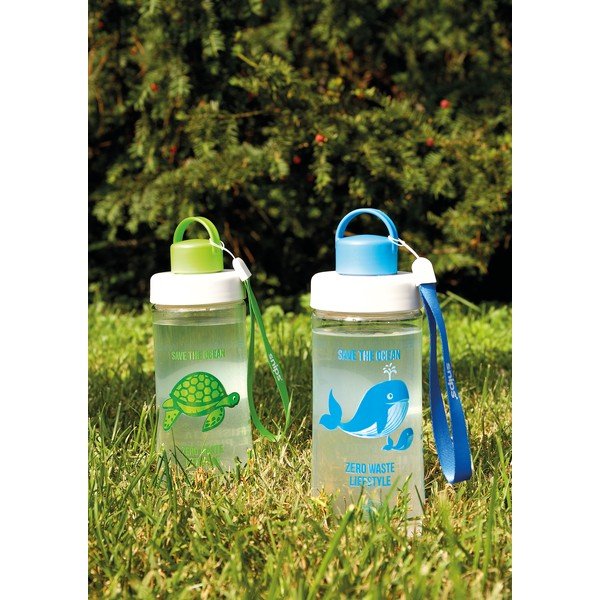 Bottiglia d'acqua blu Balena, 500 ml Save the Ocean - Snips-image-3