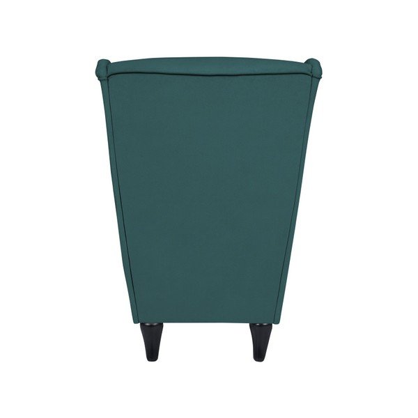 Tyrkysové křeslo ušák Micadoni Home Pirla-image-2