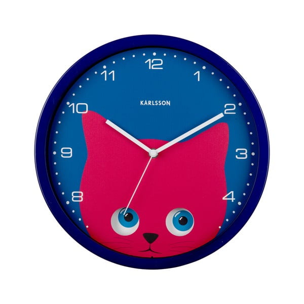 Orologio per bambini ø 31 cm Peekaboo Cat - Karlsson