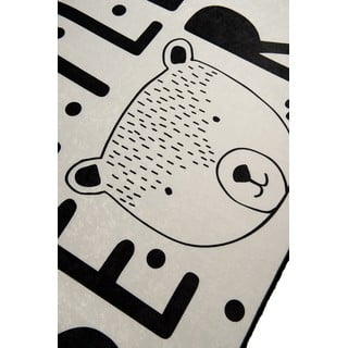 Tappeto antiscivolo per bambini bianco e nero , 100 x 160 cm Little Bear - Conceptum Hypnose