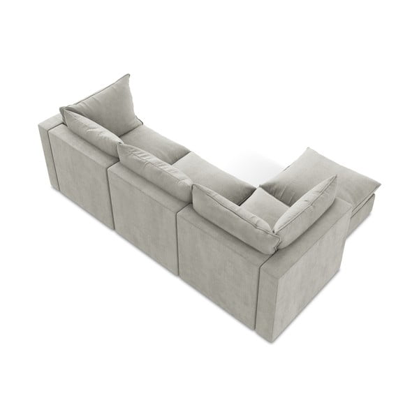 Divano angolare grigio chiaro (con penisola a sinistra/con chaise lounge) Manao – Makamii-image-3