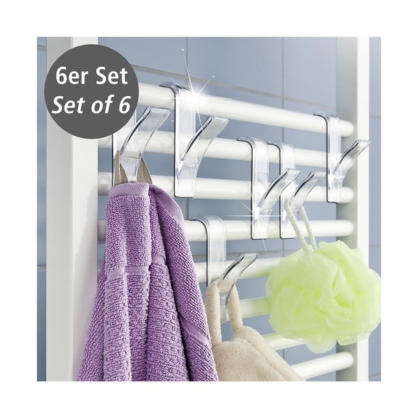 Set di 6 ganci per radiatore Gancio - Wenko-image-1