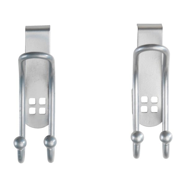 Set di 2 ganci per porte in argento Gancio per porta - Wenko-image-2