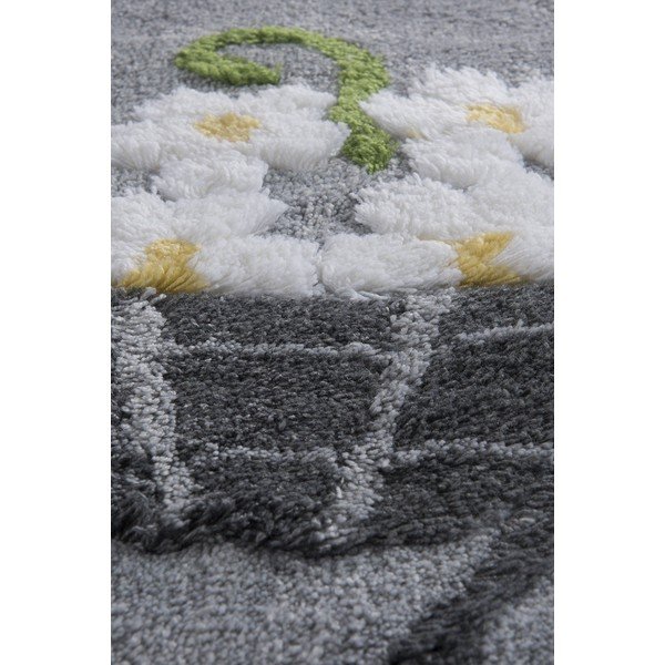 Tappeti da bagno grigi in set da 3 100x60 cm Alacati - Foutastic-image-3