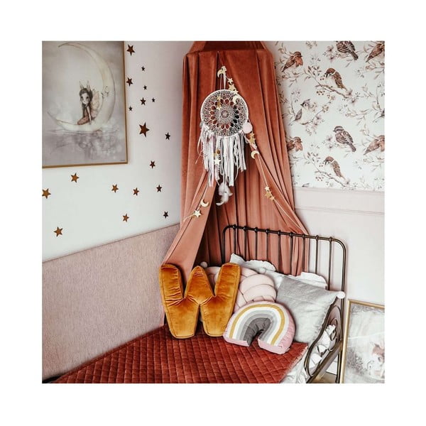 Copriletto trapuntato per bambini 160x100 cm Posh Velvet - Yellow Tipi-image-3