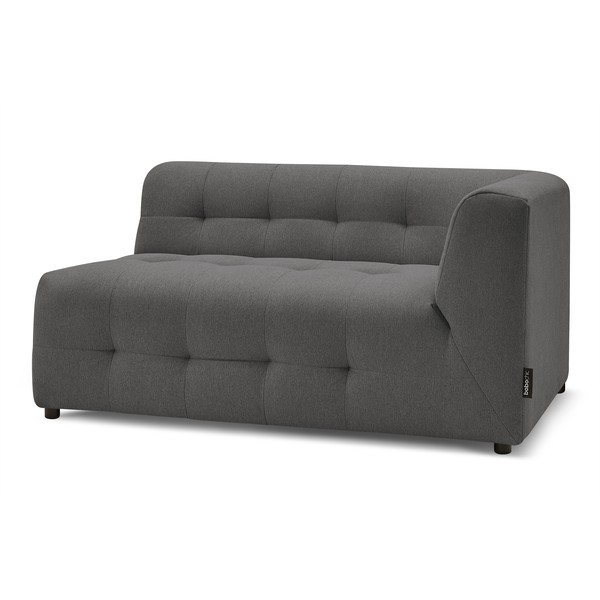 Modulo divano grigio scuro (angolo destro) Kleber - Bobochic Paris-image-3