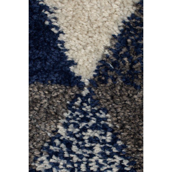 Tappeto blu scuro Nuru, 80 x 150 cm - Flair Rugs-image-1