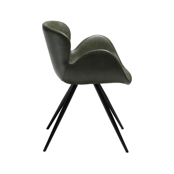 Sedia in similpelle verde Gaia - DAN-FORM Denmark-image-3