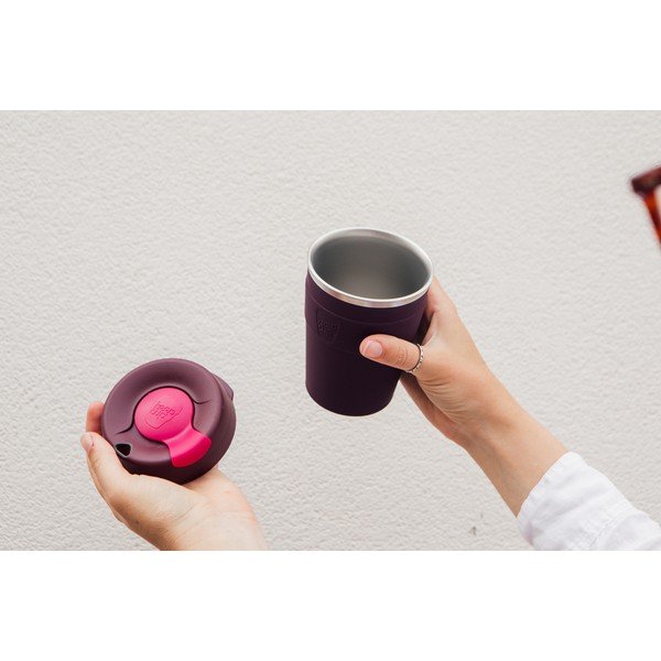Tazza da viaggio viola con coperchio , 454 ml Kangaroo Paw - KeepCup-image-1