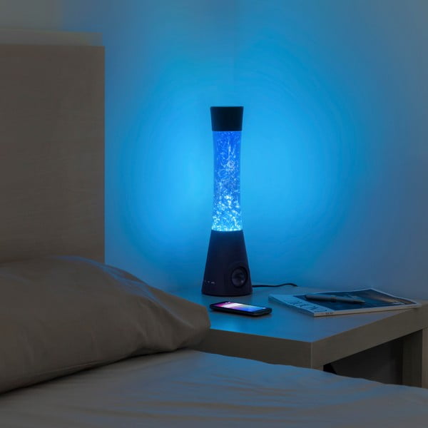 Flow Glitter Lamp Lampada da tavolo ad acqua con altoparlante - InnovaGoods