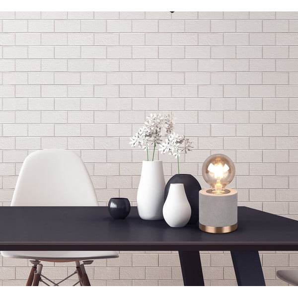 Lampada da tavolo grigia in velluto (altezza totale 11 cm) Judy – Trio-image-1