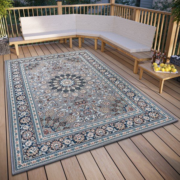 Tappeto blu per esterni 200x285 cm Kadi - Hanse Home-image-1