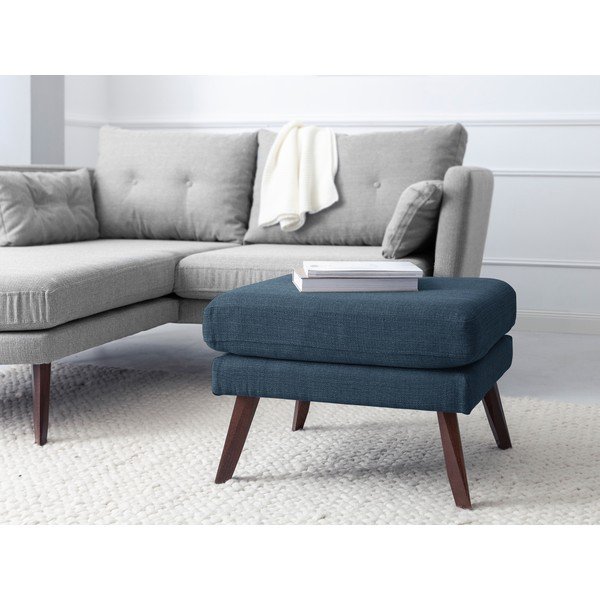 Sgabello blu Elena - Mazzini Sofas-image-1