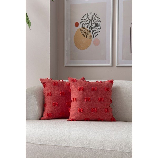 Federe decorative in set 2 pz 43x43 cm Tuffet – Mioli Decor-image-1