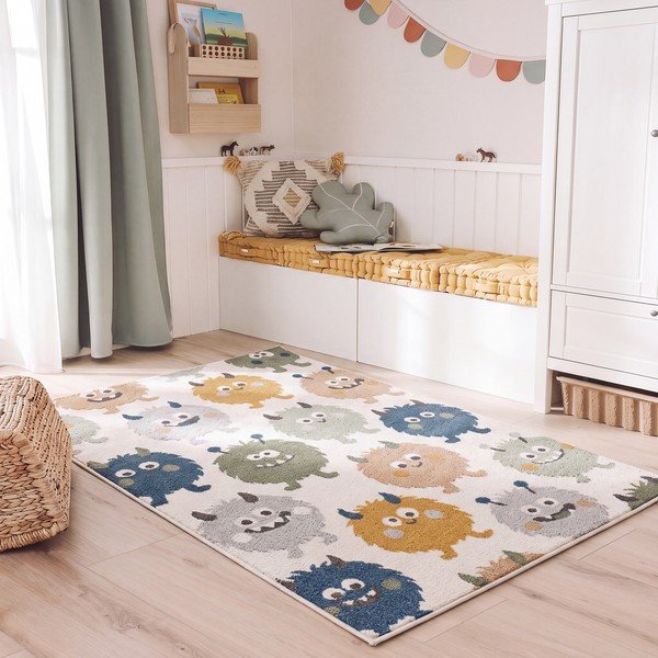 Tappeto per bambini color crema 120x170 cm Beats – Universal-image-1