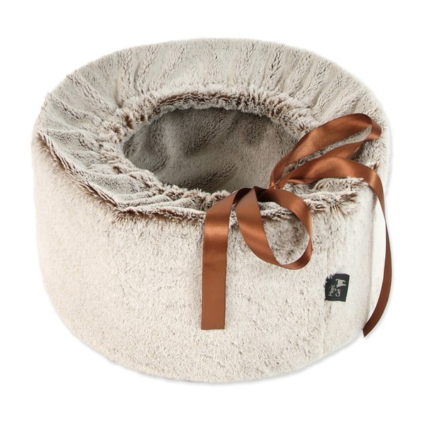 Cuccia marrone chiaro per gatto ø 40 cm Magic Cat  – Plaček Pet Products