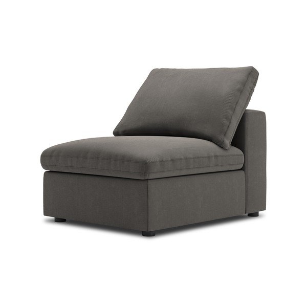 Parte centrale marrone scuro del divano modulare in velluto a coste Galaxy - Windsor & Co Sofas-image-2