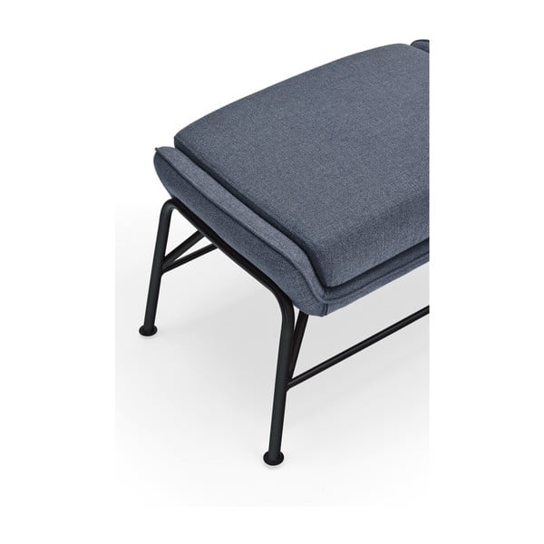 Pouf blu scuro Sadira - Teulat-image-4